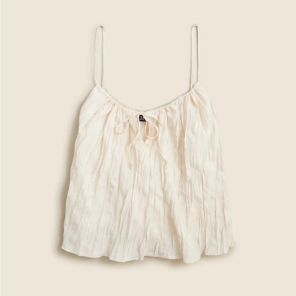 JCrew Ivory Camisole, new with tags, size small